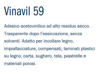 VINAVIL 59 BARATTOLO 1KG  