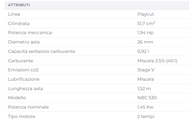 DECESP 2.0HP MISCEL NBC530