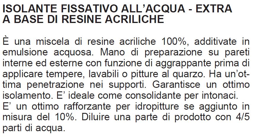 ISOLANTE FISSAT ACQUA 1 LT