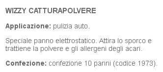 WIZZY PANNO CATTURAPOLVERE