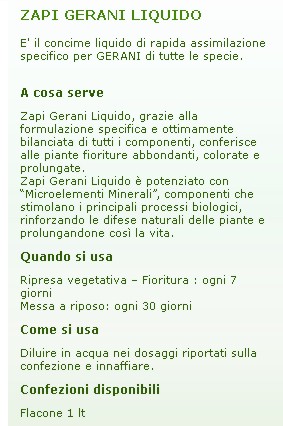 ZAPI GERANI LIQUIDO   1 LT