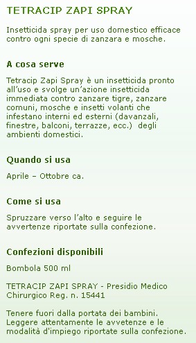 ZAPI TETRACIP SPRAY 500 ML