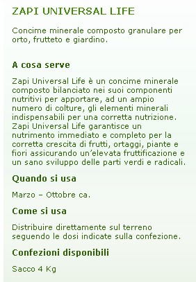 ZAPI UNIV/LIFE ORT/GIAR 4K