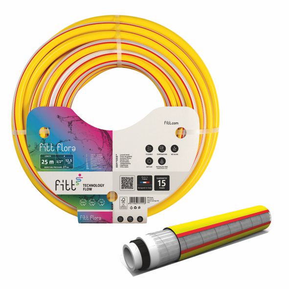 TUBO FLORA GIALLO 1/2x50MT