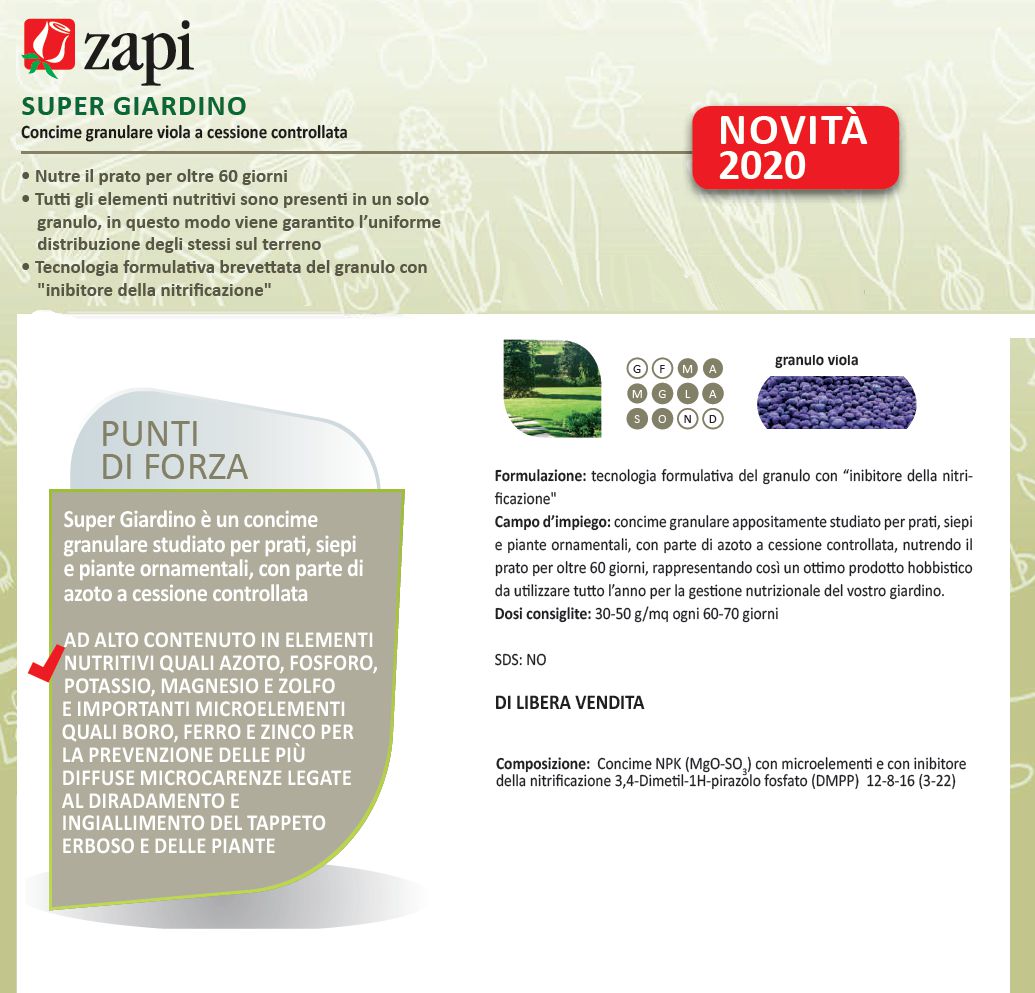 ZAPI NUTRILIFE GIARDIN 4KG