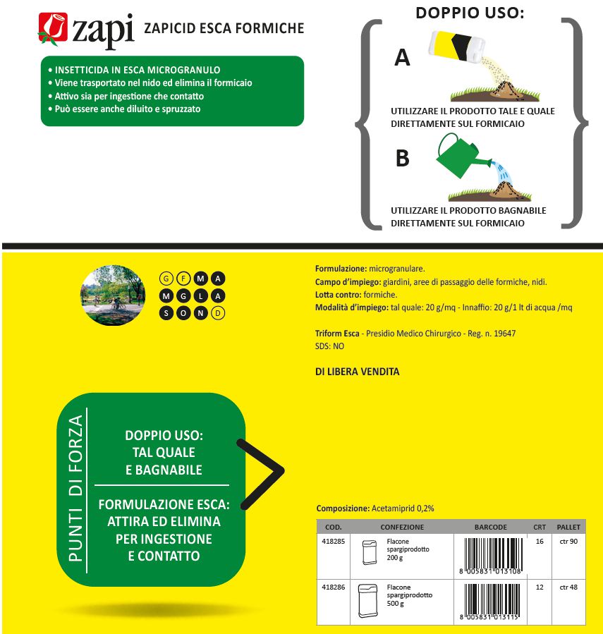 ZAPICID FORMICH ESCA 200GR