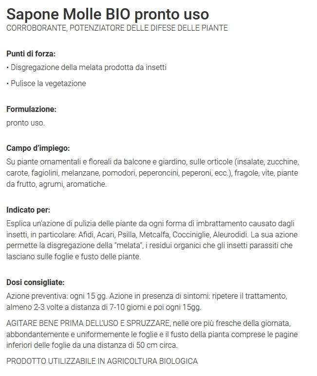 ZAPI SAPON MOLLE BIO PU500