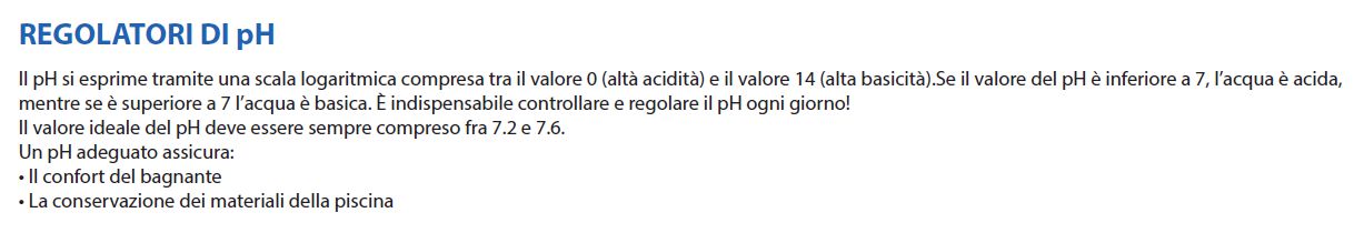 RIDUTTORE PH SOLIDO  1KG  