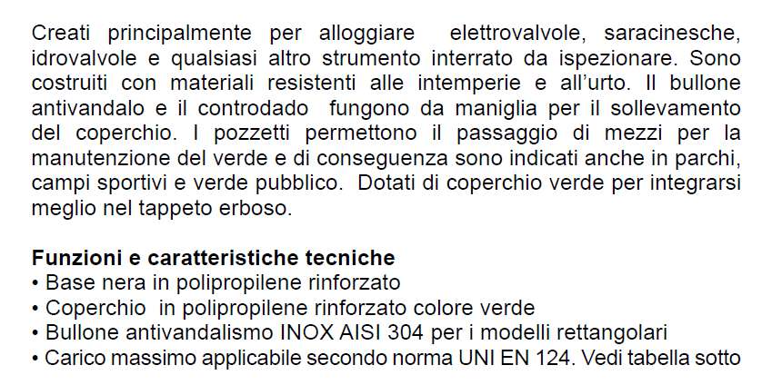 POZZETTO diametro  16 X H23 TONDO 