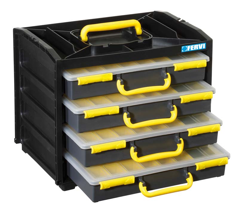 PORTA MINUTERIA 4 CASSETTI