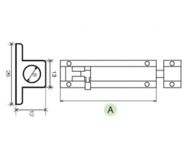CATENACCIO STRETTO 50 NERO