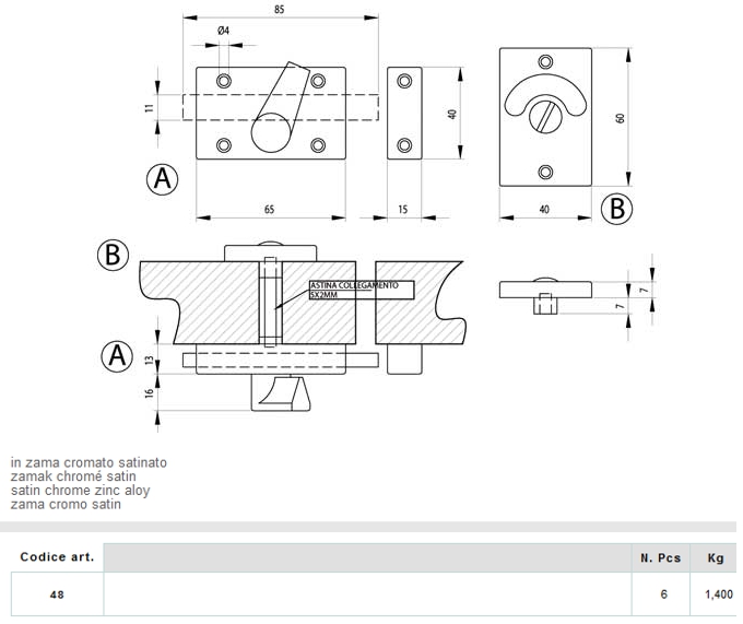 CHIAVIST LIBE/OCCU ZAMA CR