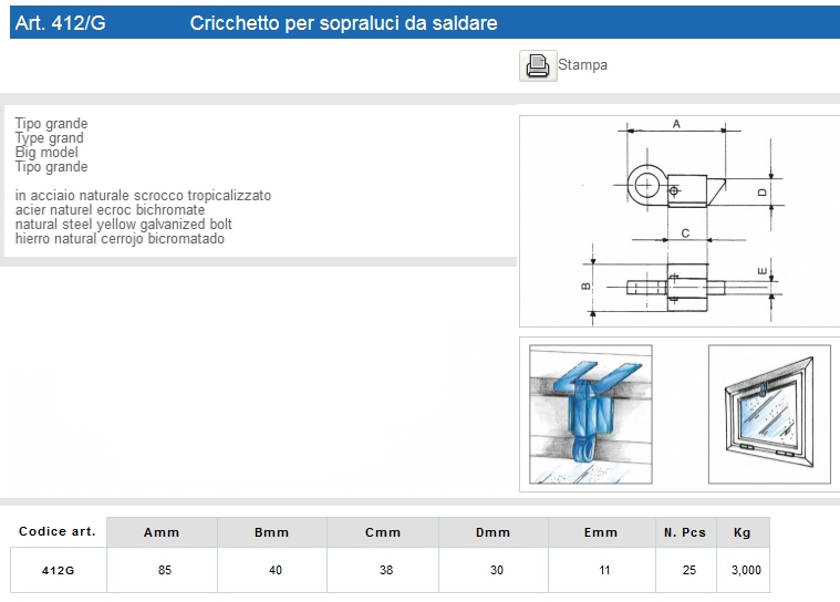 CRICCHET SOPRAL SALD GRAND
