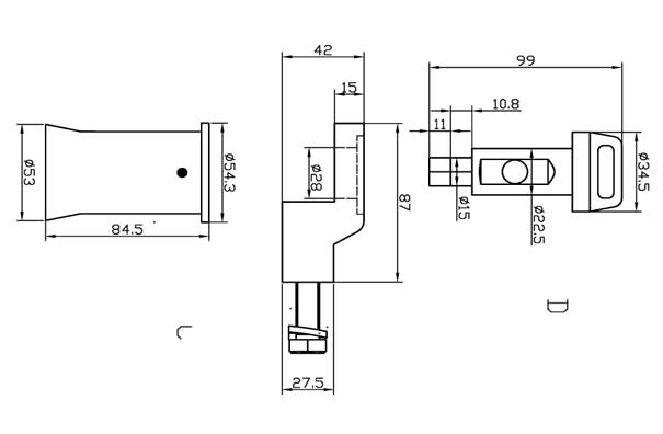 MENSOLE NERV.125x100GRIGIE
