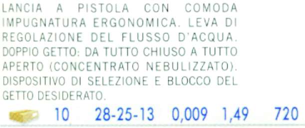 LANCIA A PISTOLA ERGO     