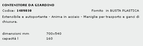 SACCO RAMAGLIE TONDO CHIUD