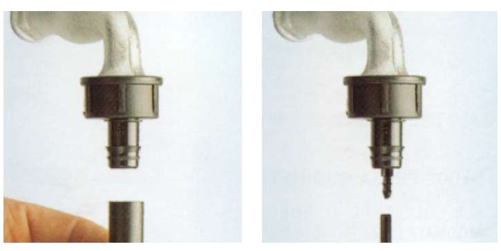 RACCORDO PER TUBO 1/2-1/4 