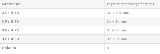 BOX LENTI CRISTALLO 12 PZ 