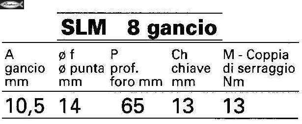 TASS. SLM  8 C/GANCIO     