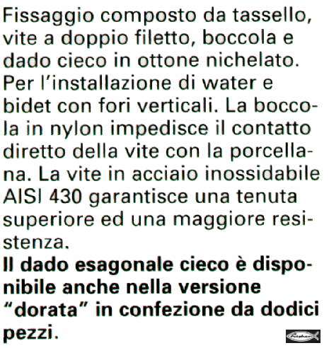 TASS.FIS.WC E BIDET WB 2  