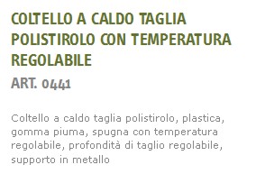 PISTOLA TAGLIAPOLISTIROLO 