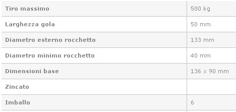 VERRICELLO MANUALE 500 kg 