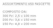 MIX FASC CABL COLOR 650 PZ