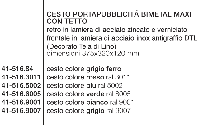 CASS PUBBL BIMETAL  VERDE 