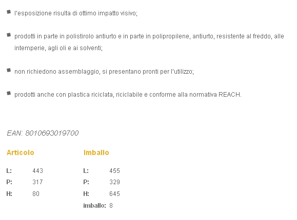 VALIG C/DIV PL 443x317x80 
