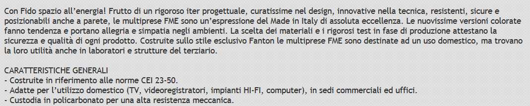MULTIP 6SCH+INT S/CAVO BIA