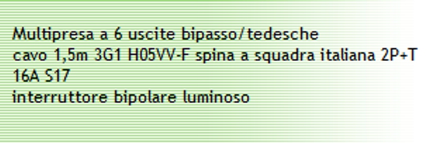 MULTIPR 1,5M 6 SCH+INT NER