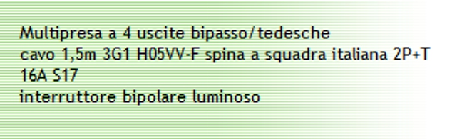 MULTIPR 1,5M 4 SCH+INT NER