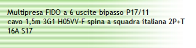 MULTIPRESA 1,5MT 6 BIP NER