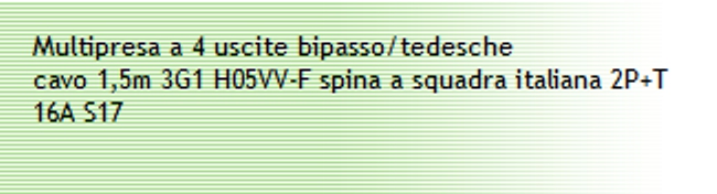 MULTIPRESA 1,5M 4 SCHU NER