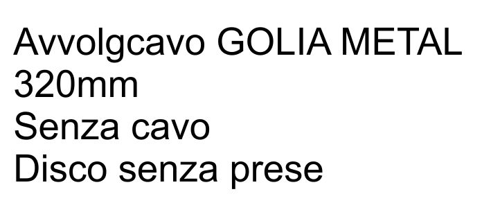 AVVOLG.VUOTO METALLO 320  