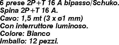 MULTIPR 1,5M 6 SCH+INT BIA