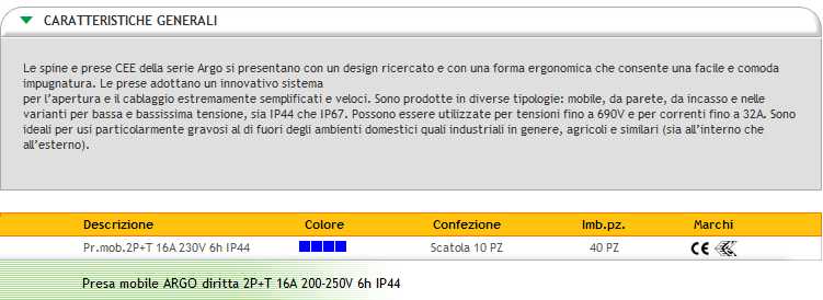 PRESA F BLU CEE VOLANTE   