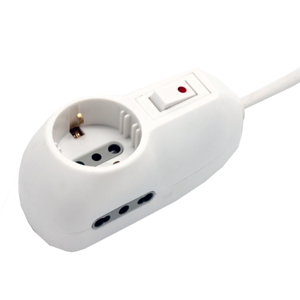 MULTIPR 1m 10A 1SC+2BI DIS