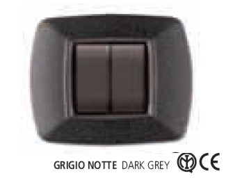 PLACCA MYLIFE 2P NERO OPA 