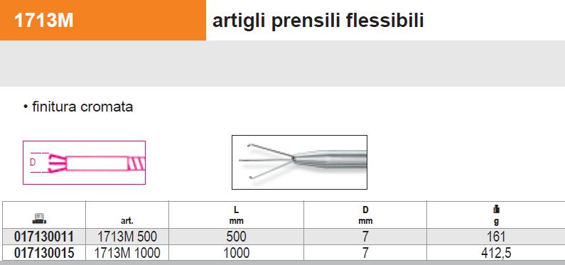1713M ARTIGLI PRENS  500MM