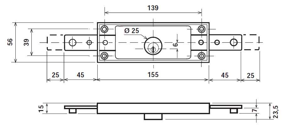 SERRAT CENTR CILIND CAT DR