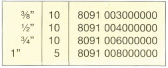 GOMITO MM OTTONE 1/2      