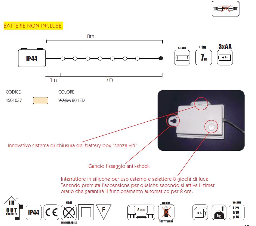 BOOSTLED 80L 7MT IP44  WAR