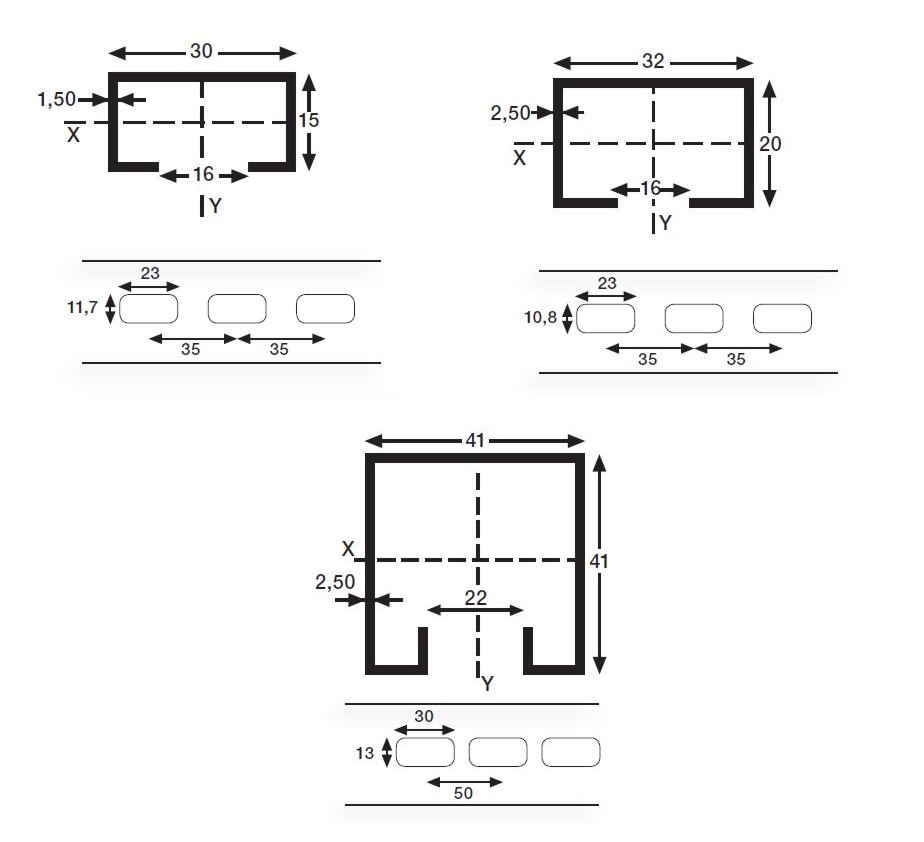 PROFIL. ZINC 2MT 32X20X2,5