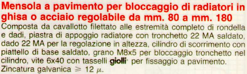 COPPIA SUPP PAVIM X RADIAT