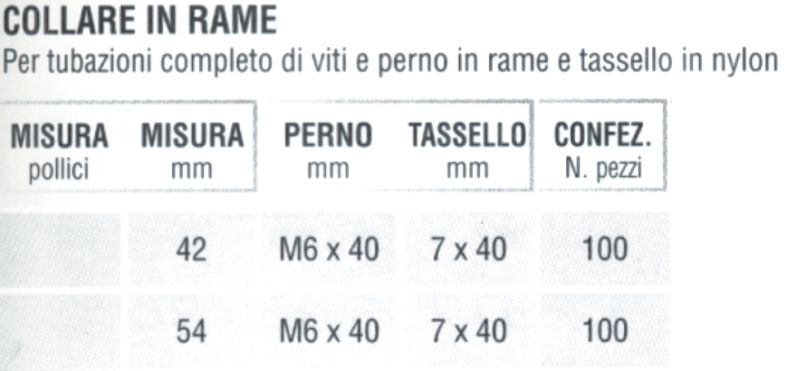COLLARE RAME          diametro  42