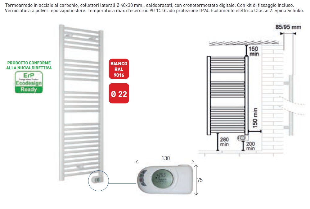 TERMOAR ELE BIA 72X40 W300