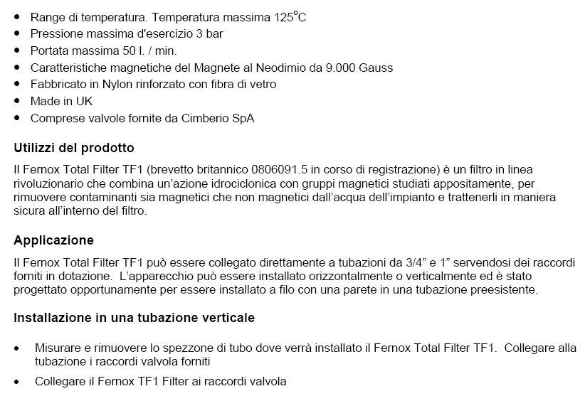 FILTRO MAGNETICO 22MM TF1 