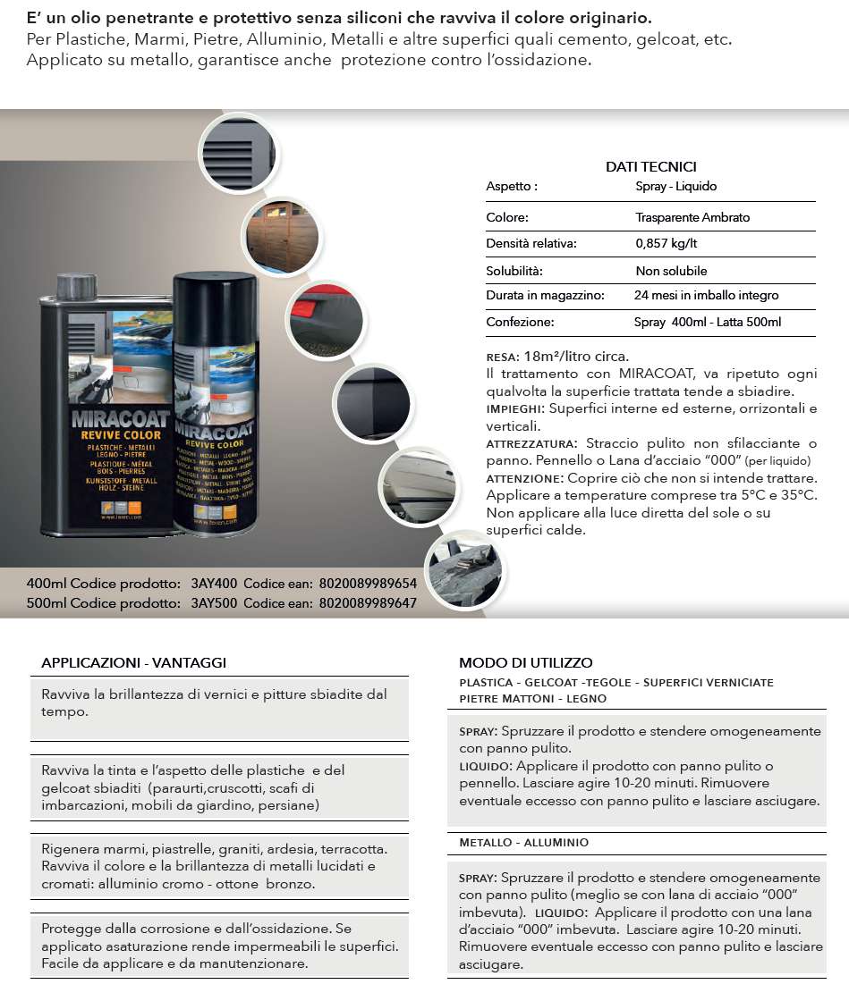 MIRACOAT RAVVIV COLORI 400