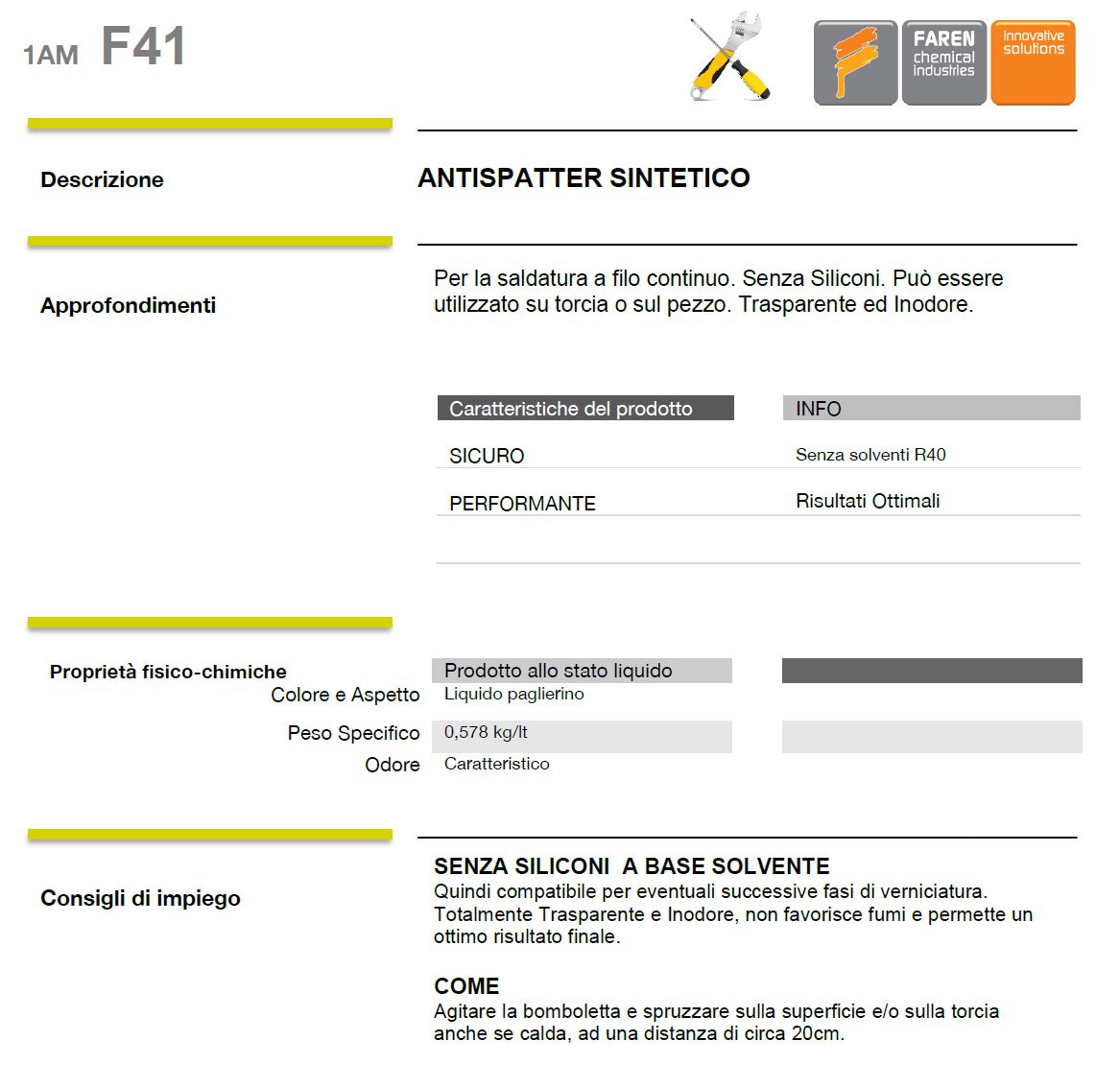F41 ANTISPATTER SINT 400ML